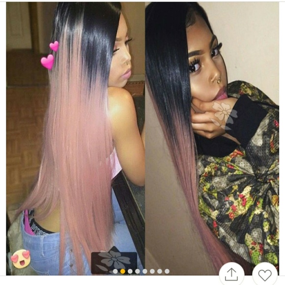 Ombre Pink Beauty Lace Front Wig